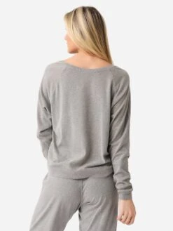 Perfect White Tee Women's Bey Sweatshirt -Saintbernard Shop T130xHEATHERGREYxAlt3 89678513