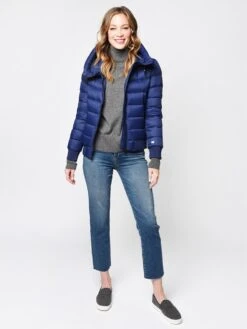 Soia & Kyo Women's Tiphanie N Down Jacket -Saintbernard Shop TIPHANIE N LAPISalt3