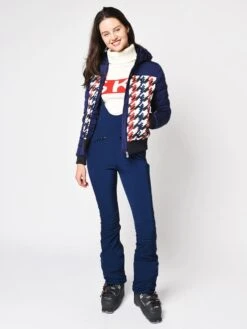 Perfect Moment Women’s Quilted Cordon Down Jacket 10 Perfect Moment Women’s Quilted Cordon Down Jacket -Saintbernard Shop W19W015 NAVY HOUNSTOOTHalt3