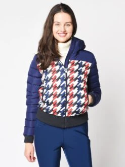 Perfect Moment Women’s Quilted Cordon Down Jacket 11 Perfect Moment Women’s Quilted Cordon Down Jacket -Saintbernard Shop W19W015 NAVY HOUNSTOOTHalt4