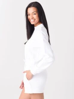 Cotton Citizen Women's Milan Crew Sweatshirt -Saintbernard Shop W309261xWHITExAlt2 32918464