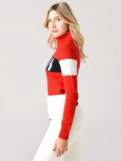 Perfect Moment Women's Ski Sweater II 28 Perfect Moment Women's Ski Sweater II -Saintbernard Shop W3136xREDxAlt2 20620036