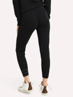 Naadam Cashmere Jogger With Stripes -Saintbernard Shop WC92178 BLACKalt2