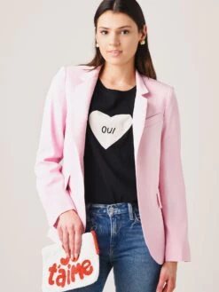 Zadig & Voltaire Women's Very Crepe Blazer -Saintbernard Shop WJCA0206FxROSExAlt2 28679204