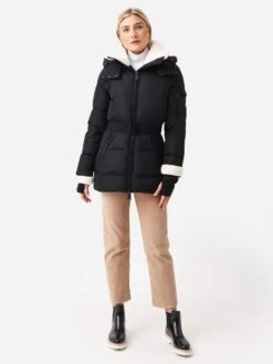 SAM Women's Courtney Down Jacket -Saintbernard Shop XW2079MDQxBLKxAlt2 81971015