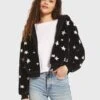 Z Supply Women's London Star Jacket -Saintbernard Shop ZJ203701xBLACKxPrimary 10963892