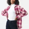 Z Supply Women's Plaid Check Tucker Jacket