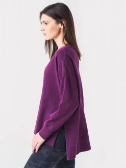 Z Supply Women's Layer Up Sweatshirt -Saintbernard Shop ZLT213116xDEEPPLUMxAlt2 47931348