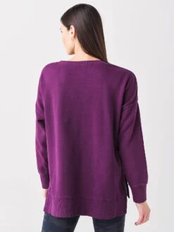 Z Supply Women's Layer Up Sweatshirt -Saintbernard Shop ZLT213116xDEEPPLUMxAlt3 47931350