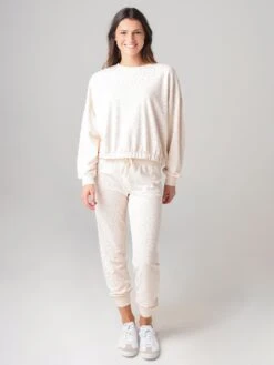 Z Supply Women's Mason Leopard Pullover Sweatshirt 10 Z Supply Women's Mason Leopard Pullover Sweatshirt -Saintbernard Shop ZT203626xBONExAlt3 12854048