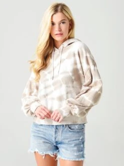 Z Supply Women's Eva Spiral Tie-Dye Hoodie