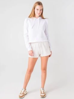 Z Supply Women's Logan Puff Sleeve Hoodie 15 Z Supply Women's Logan Puff Sleeve Hoodie -Saintbernard Shop ZT211710xWHITExAlt1 43102514