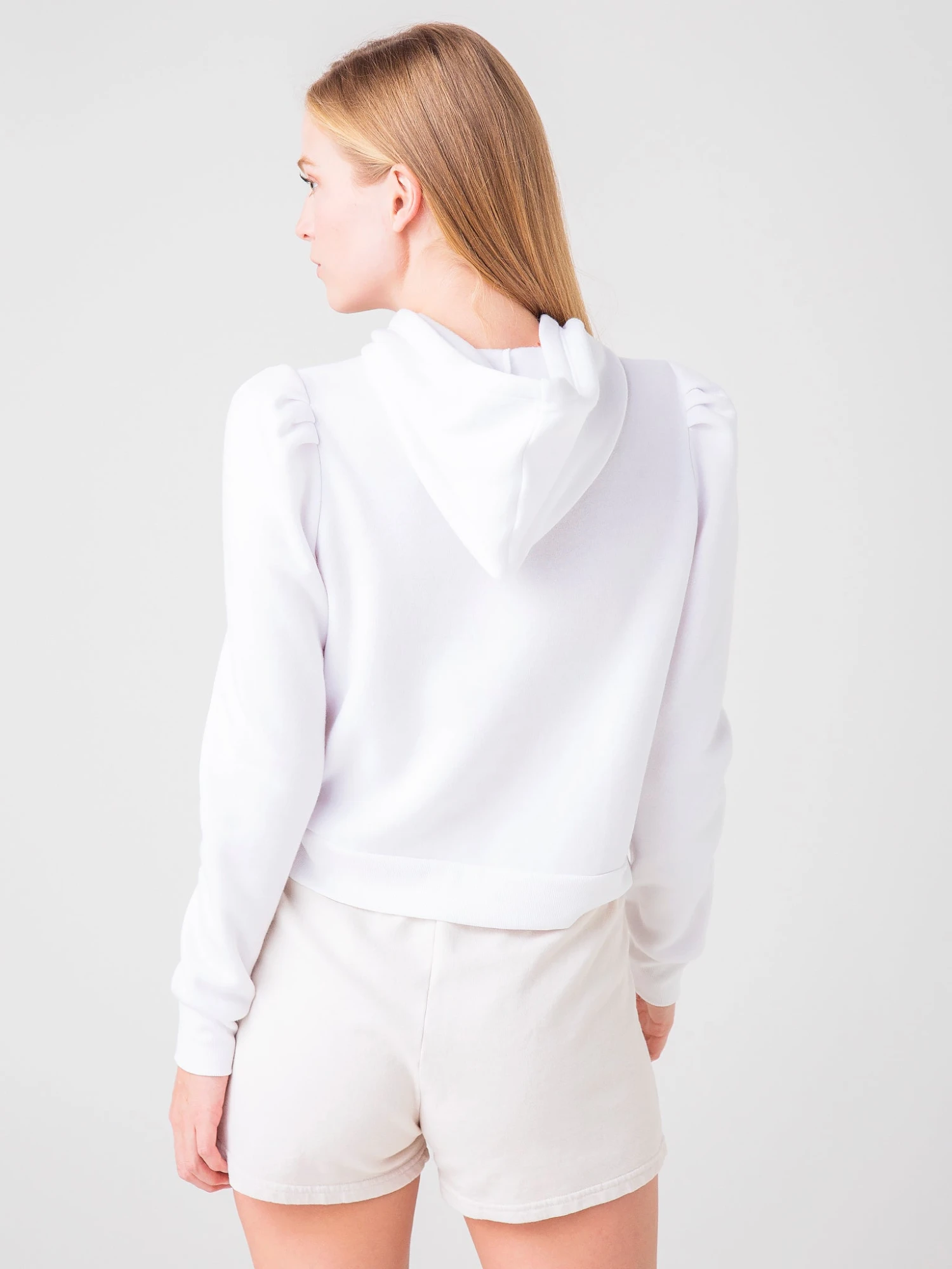 Z Supply Women's Logan Puff Sleeve Hoodie 10 Z Supply Women's Logan Puff Sleeve Hoodie - Image 8