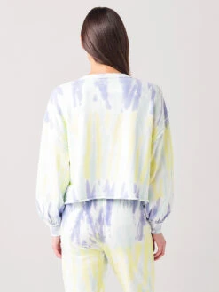 Z Supply Women's Tempest Sorbet Skies Tie-Dye Pullover -Saintbernard Shop ZT212584xLAVENDERGREYxAlt3 35056335