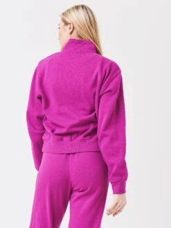 Z Supply Women's Half-Zip Sweatshirt 23 Z Supply Women's Half-Zip Sweatshirt -Saintbernard Shop ZT213317xJEWELPINKxAlt1 52767058