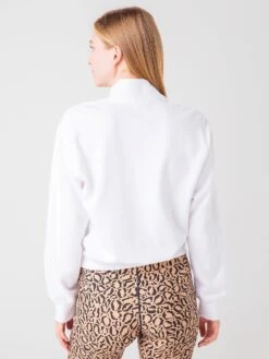 Z Supply Women's Half-Zip Sweatshirt 31 Z Supply Women's Half-Zip Sweatshirt -Saintbernard Shop ZT213317xWHITExAlt3 43176005