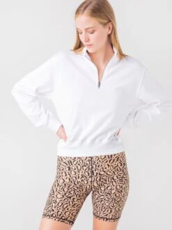 Z Supply Women's Half-Zip Sweatshirt 28 Z Supply Women's Half-Zip Sweatshirt -Saintbernard Shop ZT213317xWHITExPrimary 43015260