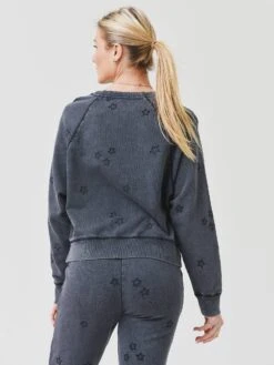 Z Supply Women's Bo Embroidered Star Sweatshirt 15 Z Supply Women's Bo Embroidered Star Sweatshirt -Saintbernard Shop ZT214341xVINTAGEBLACKxAlt1 55621781