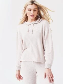 Z Supply Women's Reid Triblend Hoodie 8 Z Supply Women's Reid Triblend Hoodie -Saintbernard Shop ZT214367xOATMEALxAlt1 52701300