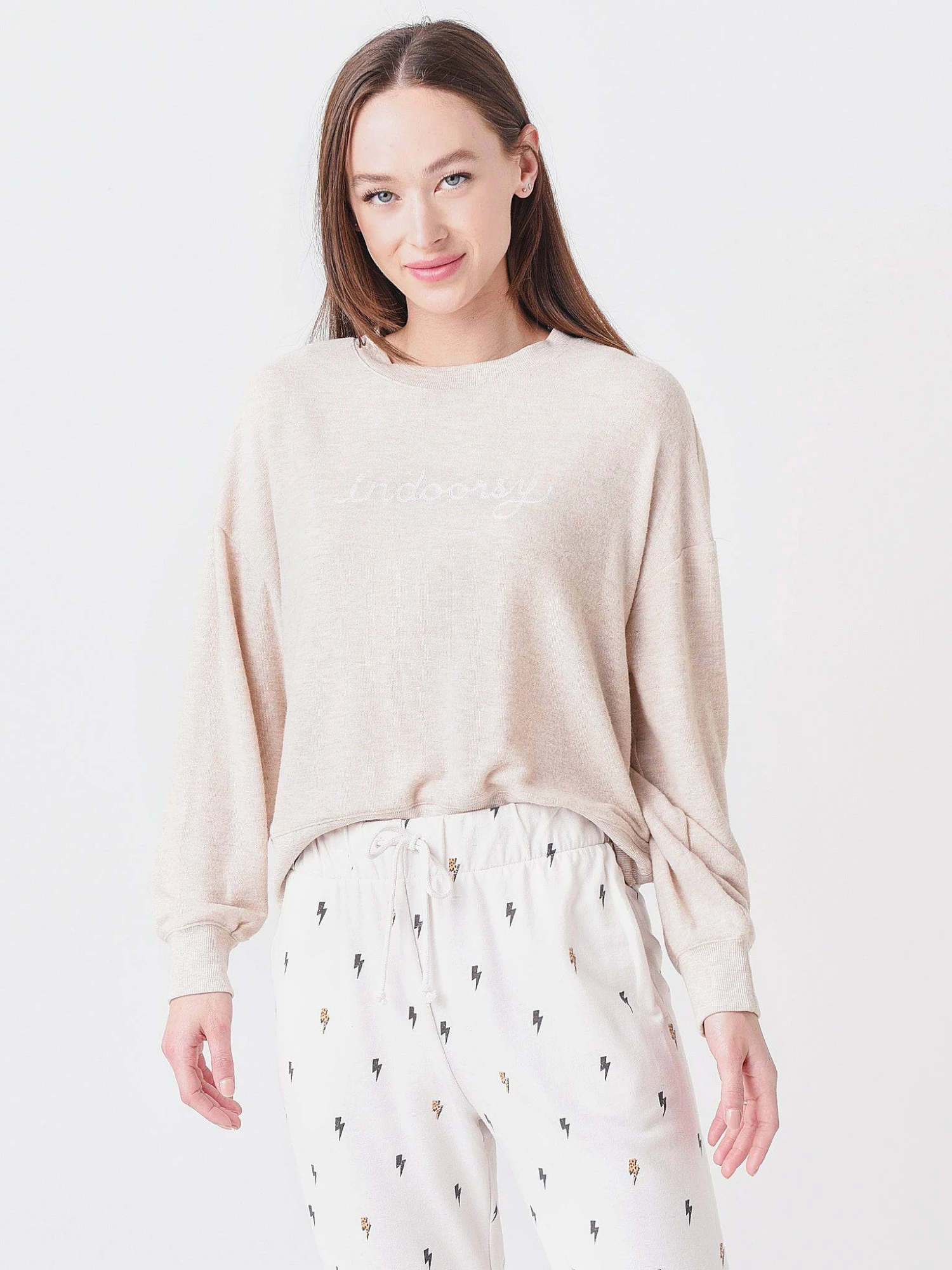 Z Supply Women's Elle Indoorsy Sweatshirt 3 Z Supply Women's Elle Indoorsy Sweatshirt