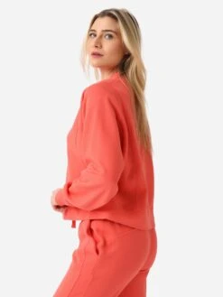 Z Supply Women's Brandy Long Sleeve Sweatshirt 8 Z Supply Women's Brandy Long Sleeve Sweatshirt -Saintbernard Shop ZT231132xFIRECRACKERxAlt2 89678302