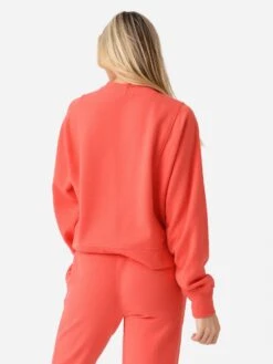 Z Supply Women's Brandy Long Sleeve Sweatshirt 9 Z Supply Women's Brandy Long Sleeve Sweatshirt -Saintbernard Shop ZT231132xFIRECRACKERxAlt3 89678303