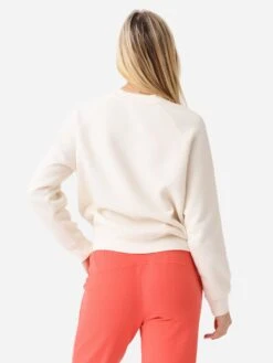 Z Supply Women's Vacation Sweatshirt 11 Z Supply Women's Vacation Sweatshirt -Saintbernard Shop ZT231508xADOBEWHITExAlt4 87662645