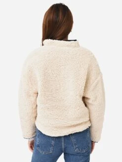 Z Supply Women's On-The-Go Reversible Quilted Sherpa Jacket 11 Z Supply Women's On-The-Go Reversible Quilted Sherpa Jacket -Saintbernard Shop ZVJ223033xBLACKxAlt4 77568155