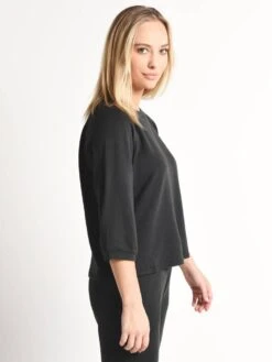 Velvet Adette Athleisure Pullover -Saintbernard Shop adette03 armyalt1