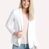 Hartford Women's Linen Violinist Jacket 1 Hartford Women's Linen Violinist Jacket -Saintbernard Shop arvd604 white