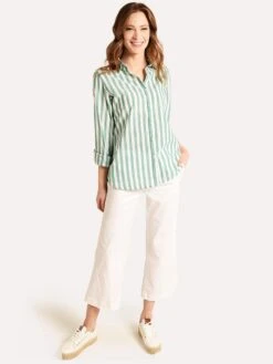 ATM Enzyme Wash Cropped Boyfriend Pant -Saintbernard Shop aw9121 rc whitealt3