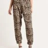 ATM Leopard Print Silk Pull On Pant -Saintbernard Shop aw9148 bd9 leopardprint