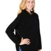 Fate Cowl Neck Sweater With Side Zips -Saintbernard Shop az 036 black 41c4467f 0870 4ef9 b0f3 555db3b7d867