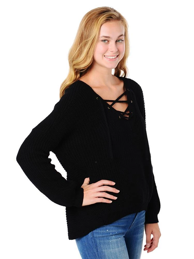 Fate Lace Up Pullover Sweater 6 Fate Lace Up Pullover Sweater - Image 4