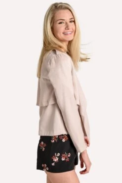 BB Dakota Double Agent Trench Jacket -Saintbernard Shop bj102841 parchmentalt2