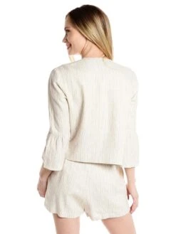 Cupcakes And Cashmere Aizzia Blazer -Saintbernard Shop ci202536 ivoryalt1