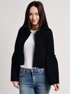 Cupcakes And Cashmere Griselda Jacket -Saintbernard Shop ci302587 black 53cdf9df fc62 44aa 970a df7d49551730
