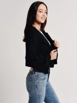 Cupcakes And Cashmere Griselda Jacket -Saintbernard Shop ci302587 blackalt2