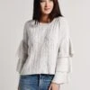 Cupcakes And Cashmere Kristin Sweater -Saintbernard Shop ci306362 heatherash