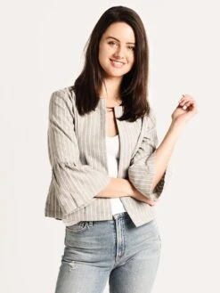 Cupcakes And Cashmere Canyon Jacket -Saintbernard Shop cj102778 ltheathergreyalt1