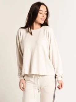 Velvet Devine Long Sleeve Crew Neck Top