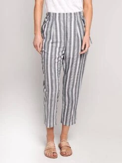 Everly Stripe Trousers -Saintbernard Shop ep3786 navy 57498230 60f5 420d 9b12 2a3a1904a365