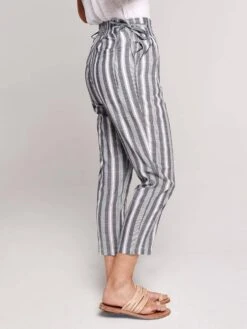 Everly Stripe Trousers -Saintbernard Shop ep3786 navyalt1