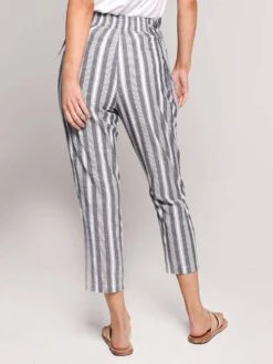 Everly Stripe Trousers -Saintbernard Shop ep3786 navyalt2