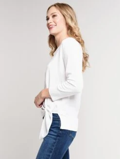 Brochu Walker The Mya Tie Pullover 10 Brochu Walker The Mya Tie Pullover -Saintbernard Shop fsm2478 parchmentwhitealt2