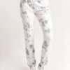 Monrow Elastic Waist Sweats With Cloud Tie Dye