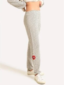 Monrow Pinstripe Love Sweats 9 Monrow Pinstripe Love Sweats -Saintbernard Shop hb0128 57 ashpinstripealt1