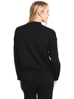 Velvet Holly Fleece Sweater -Saintbernard Shop holly03 blackalt3