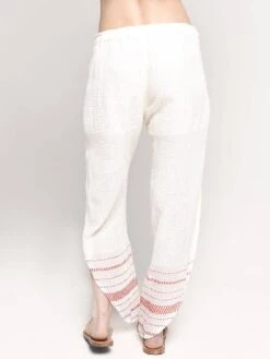 Lemlem Tiki Border Fly Away Pant -Saintbernard Shop hs1868 redalt2