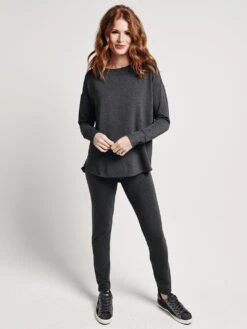 Majestic French Terry Full Length Legging -Saintbernard Shop j004 fpa004 flanellealt3